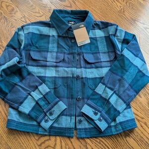 NEW! Women's The North Face Valley Flannel Jacket Size Medium